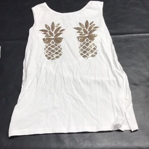 Pink pineapple tank